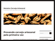 Tablet Screenshot of cervejamonstro.com